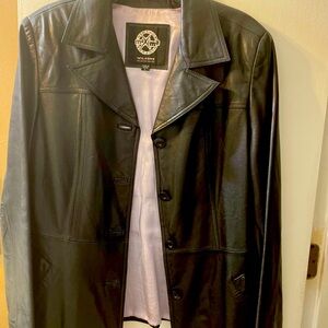Wilsons Leather Black Jacket